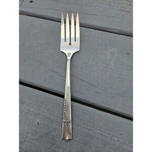 Oneida Nobility Plate Caprice Silver Plate Serving FORK Silverware‎